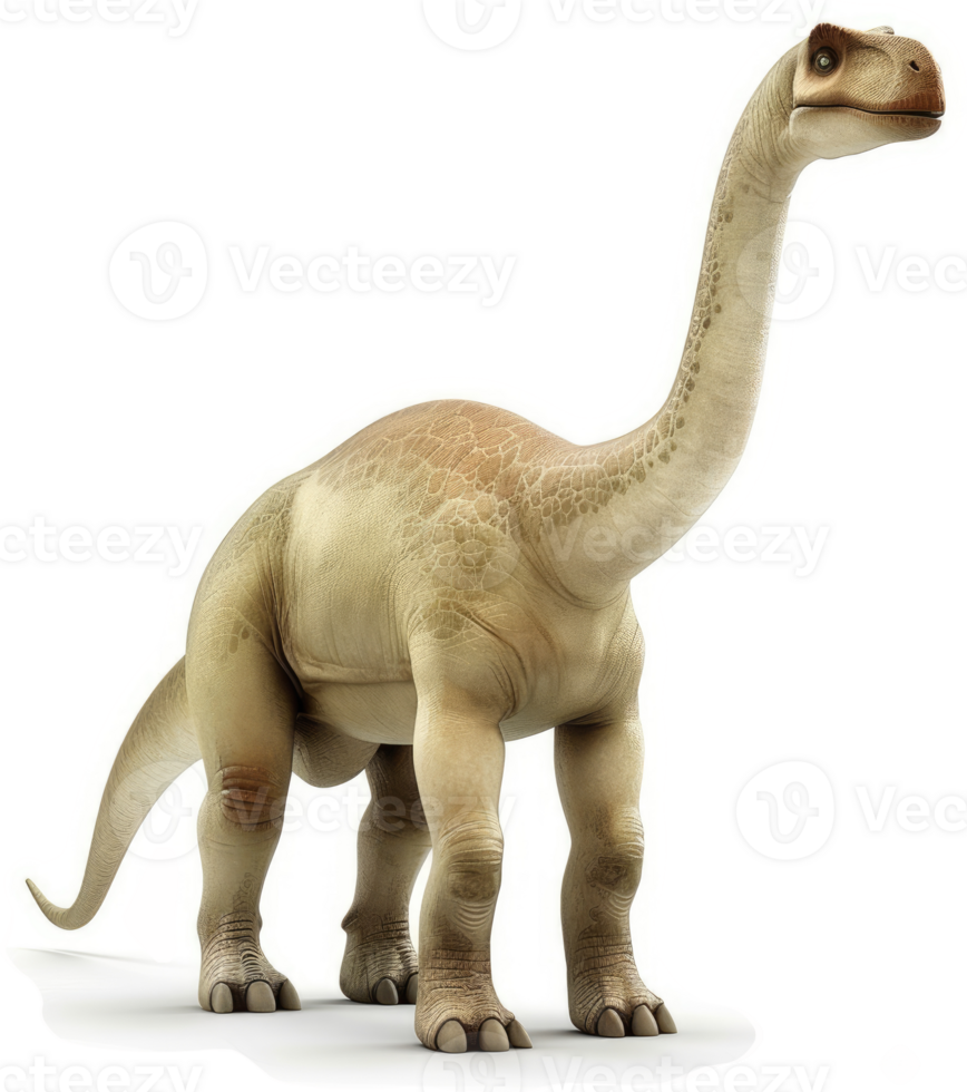 A digitally rendered illustration of a long-necked sauropod dinosaur. png