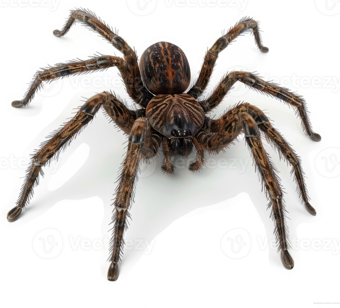Large, patterned spider against a teal ramp. png