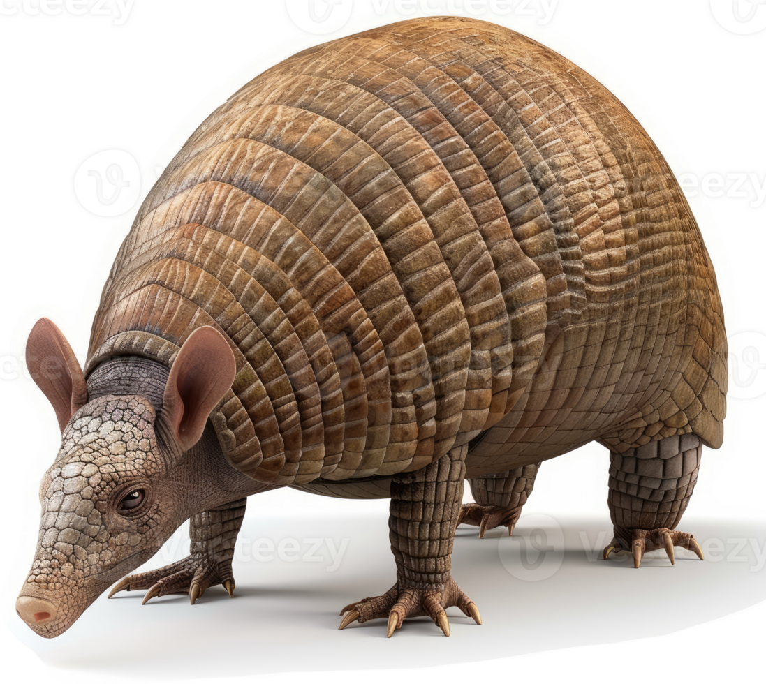A full view of a nine-banded armadillo. png
