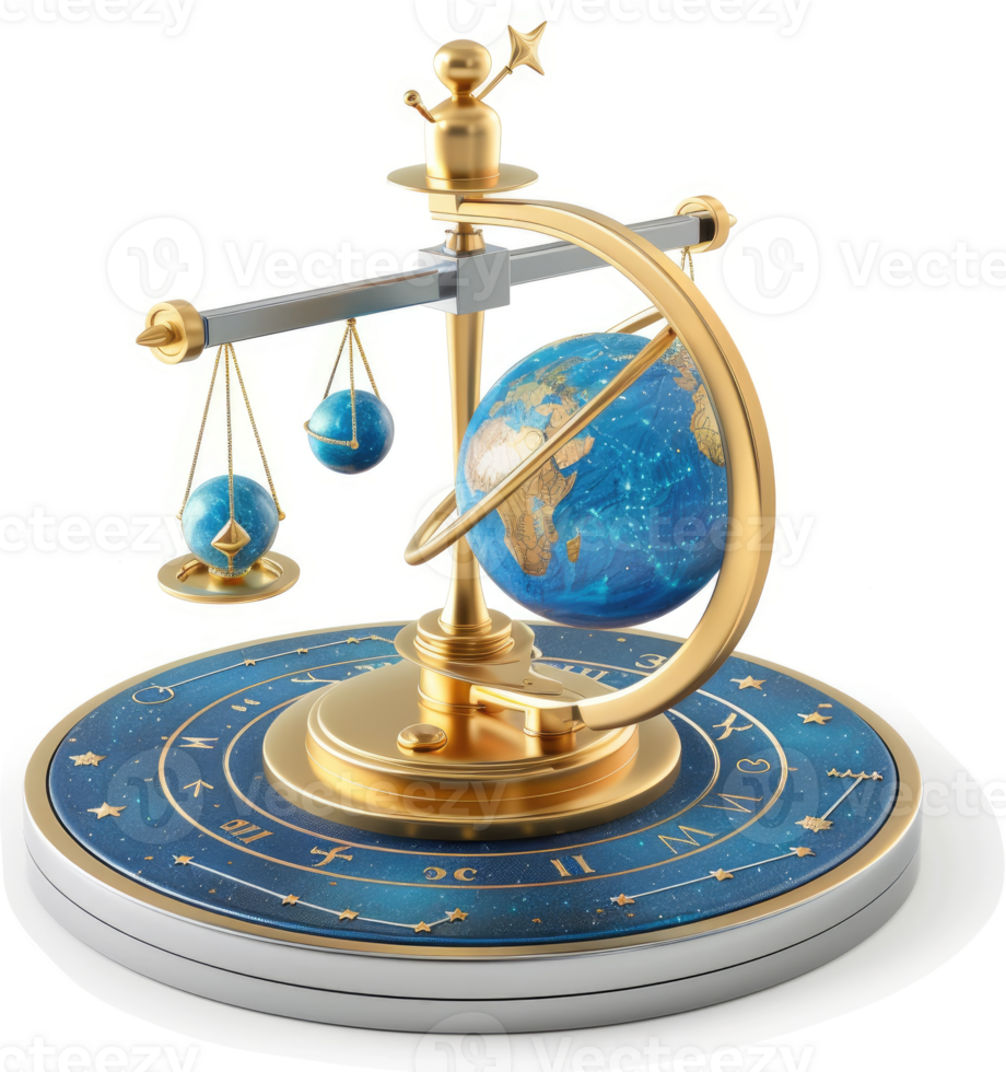 Ornamental astronomical scale model, showcasing planetary alignment. png