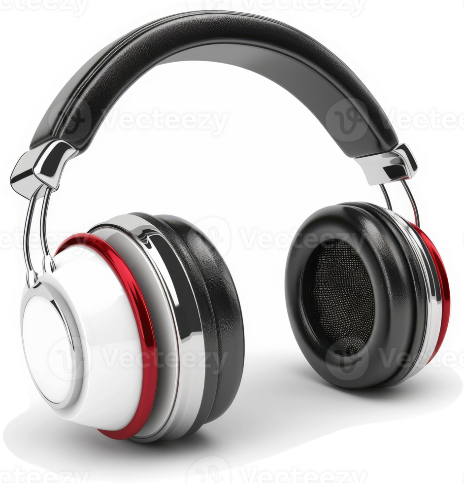 Stylish over-ear headphones with a modern design. png