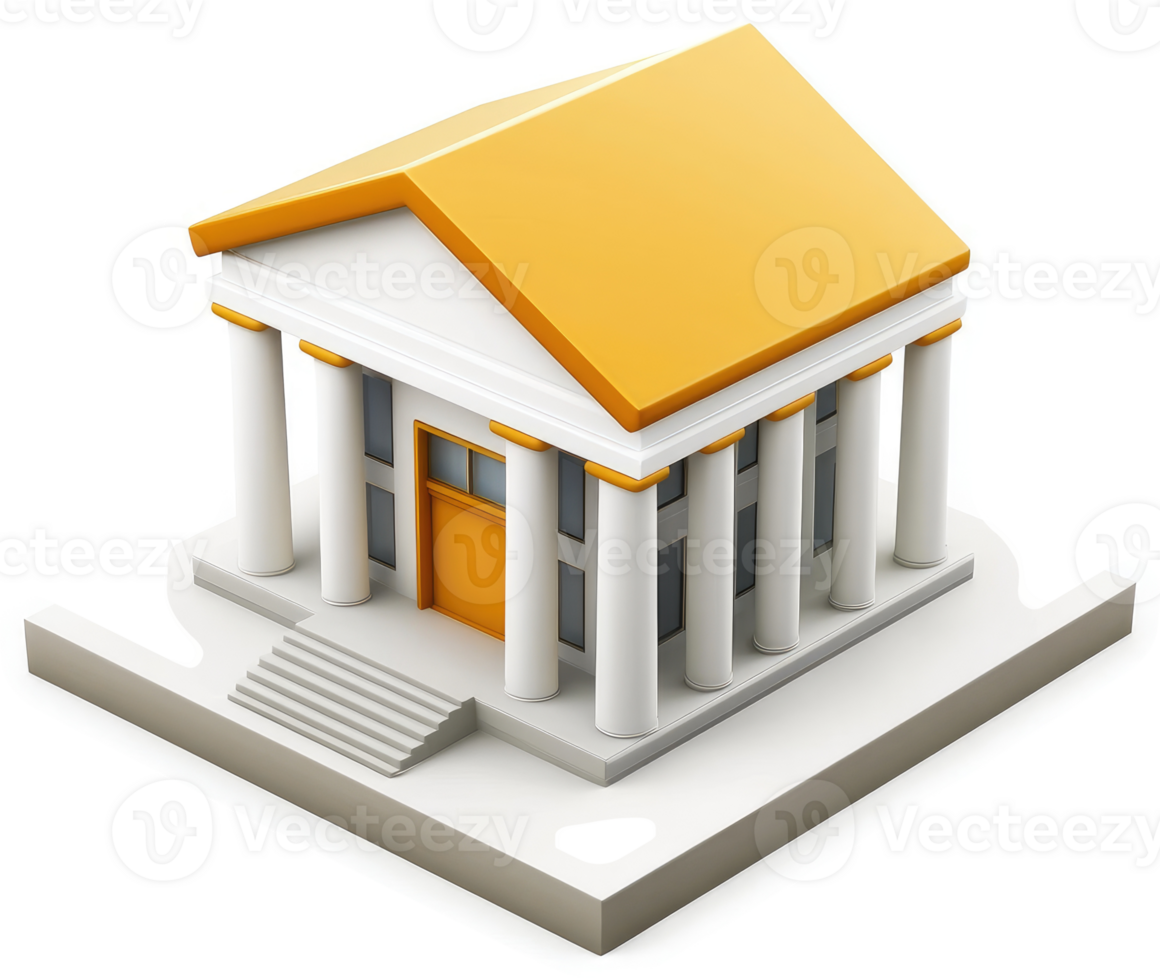 Iconic stylized representation of a government building. png