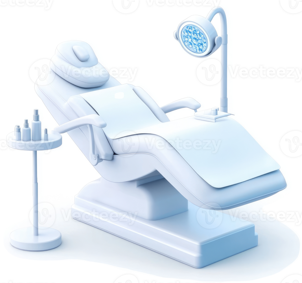 Light therapy treatment chair with accessories. png