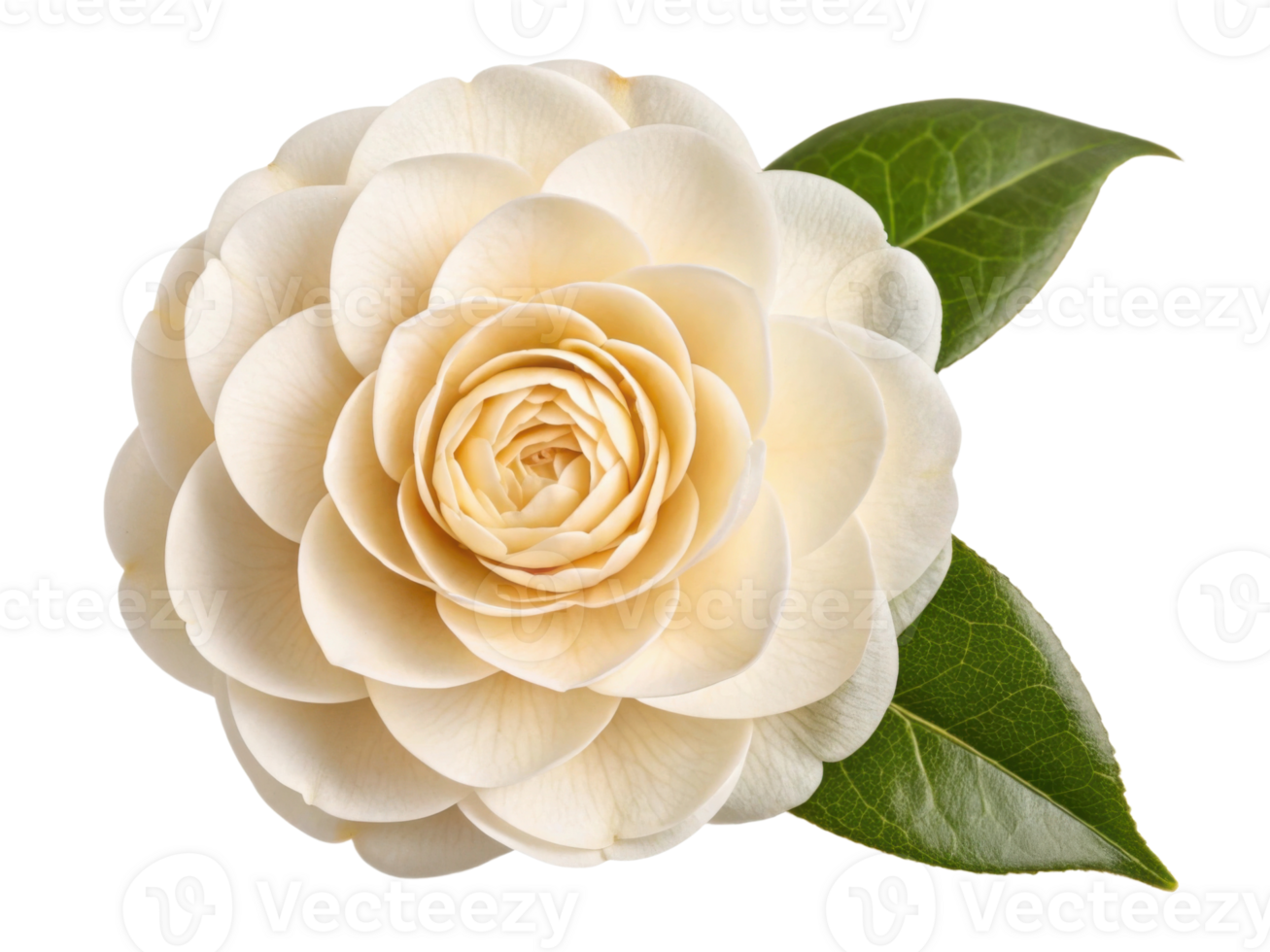 beautiful camellia flower with delicate petals and vibrant green leaves showcases nature elegance and charm png