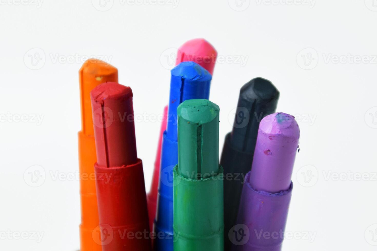 Colorful Crayon Set for Creative Art and Educational Use photo