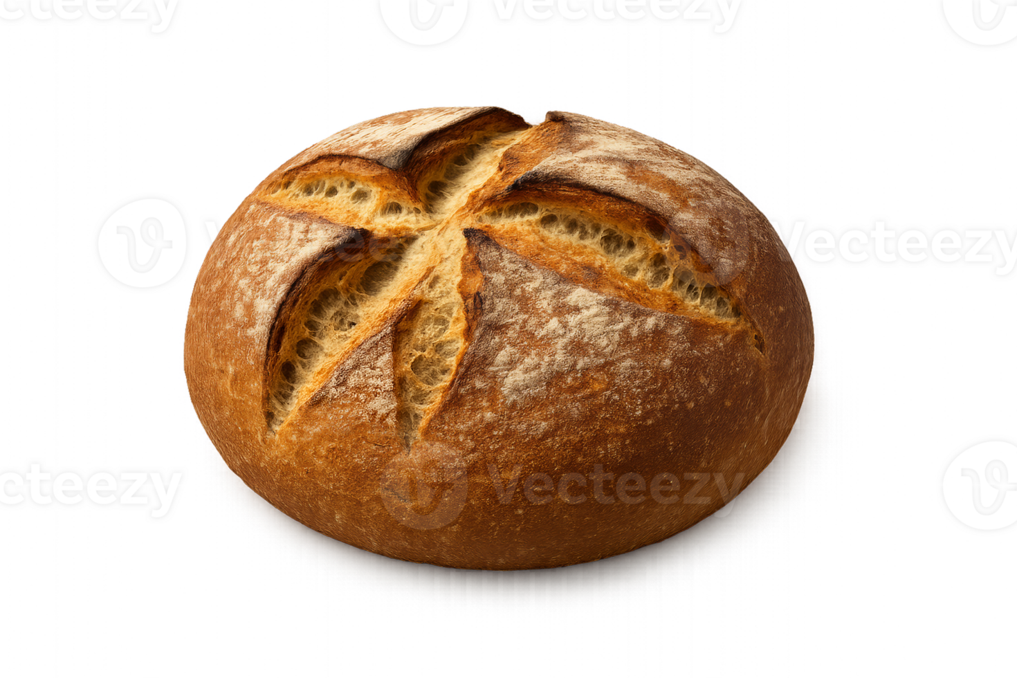Artisanal 3D Bread Design with Simple Composition and Texture Focus png