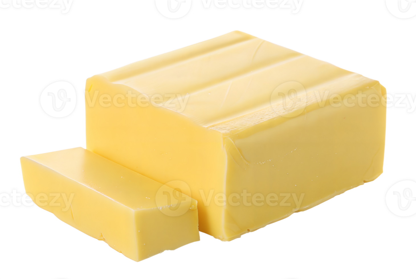 Smooth Creamy Yellow Butter in Bright Natural Light png