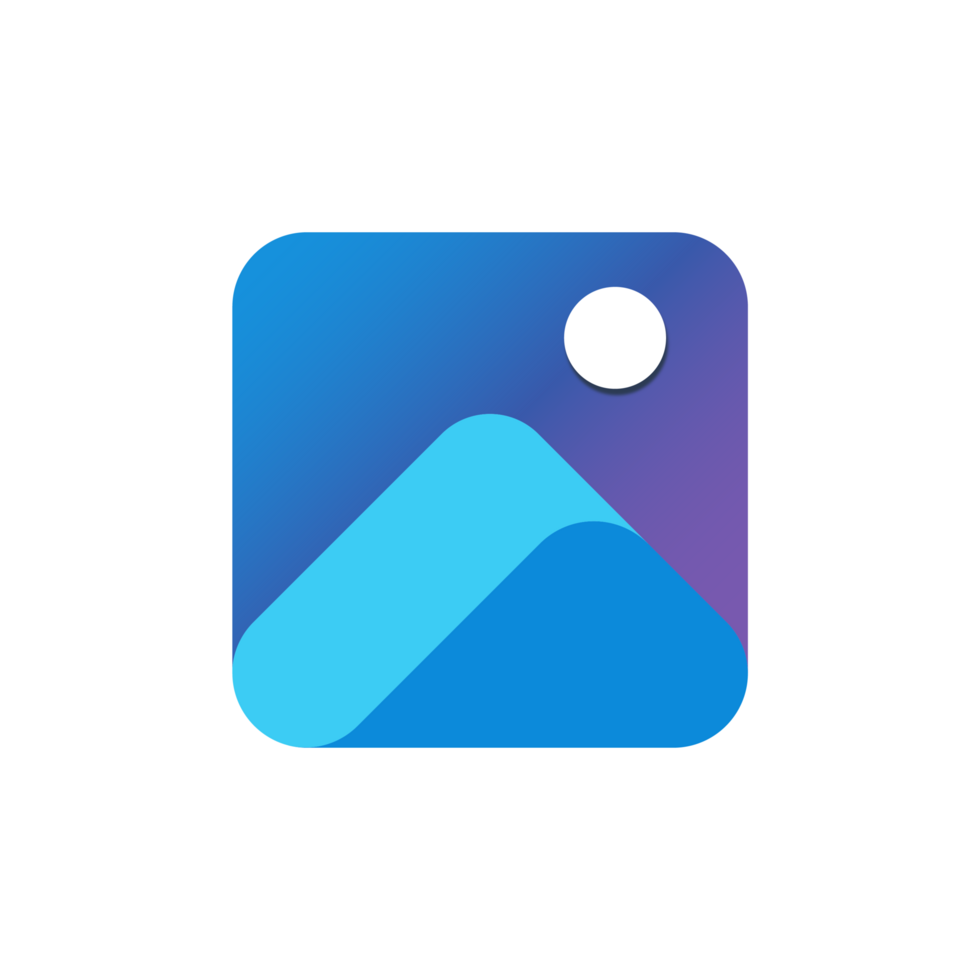 rectangle photos icon logo symbol png