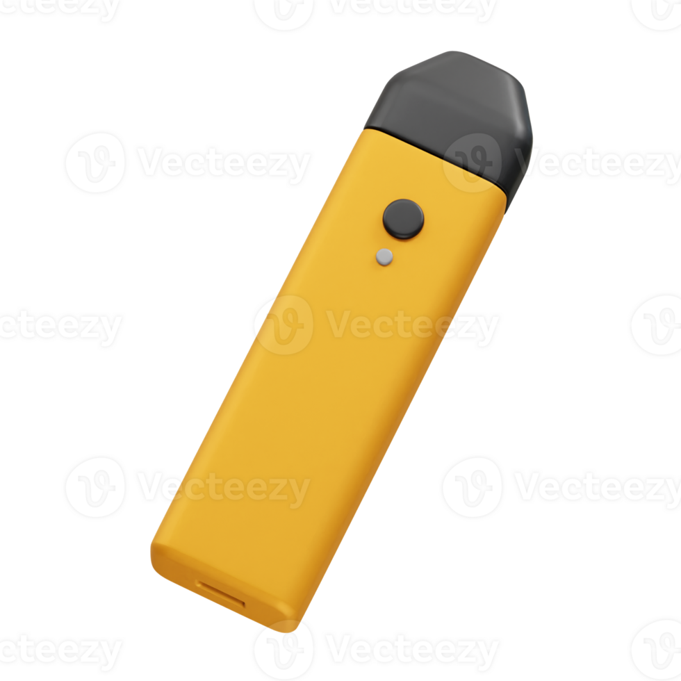 Vape Device icon illustration 3d. Electronic cigarette icon 3d png