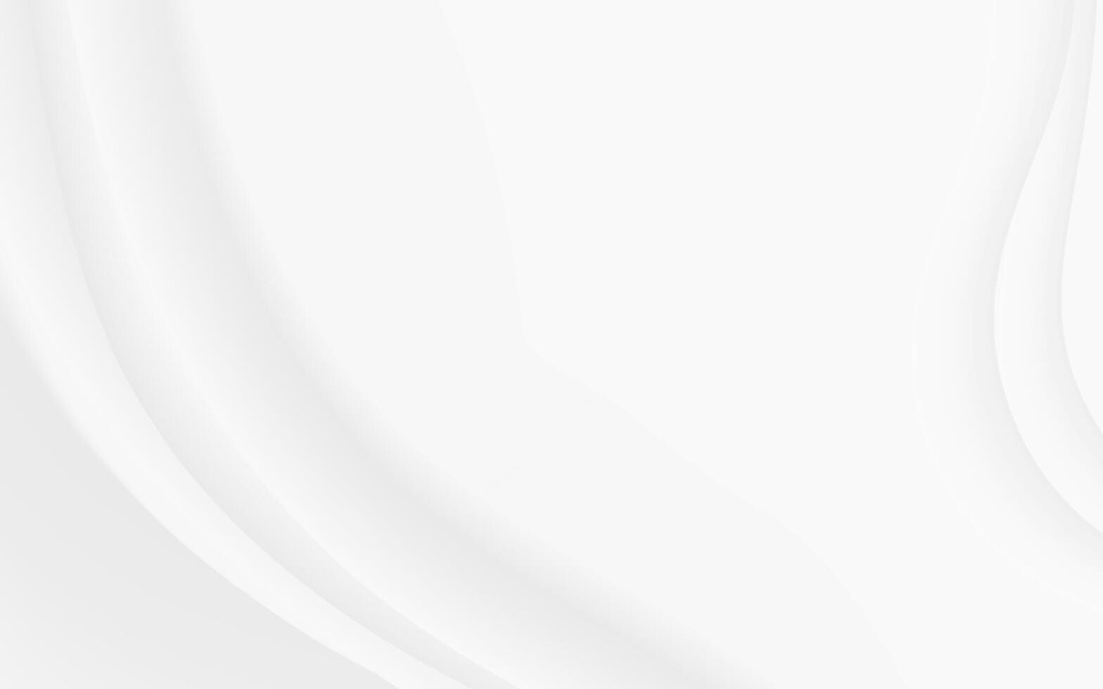 Soft white grey abstract waves background texture shadow curve vector