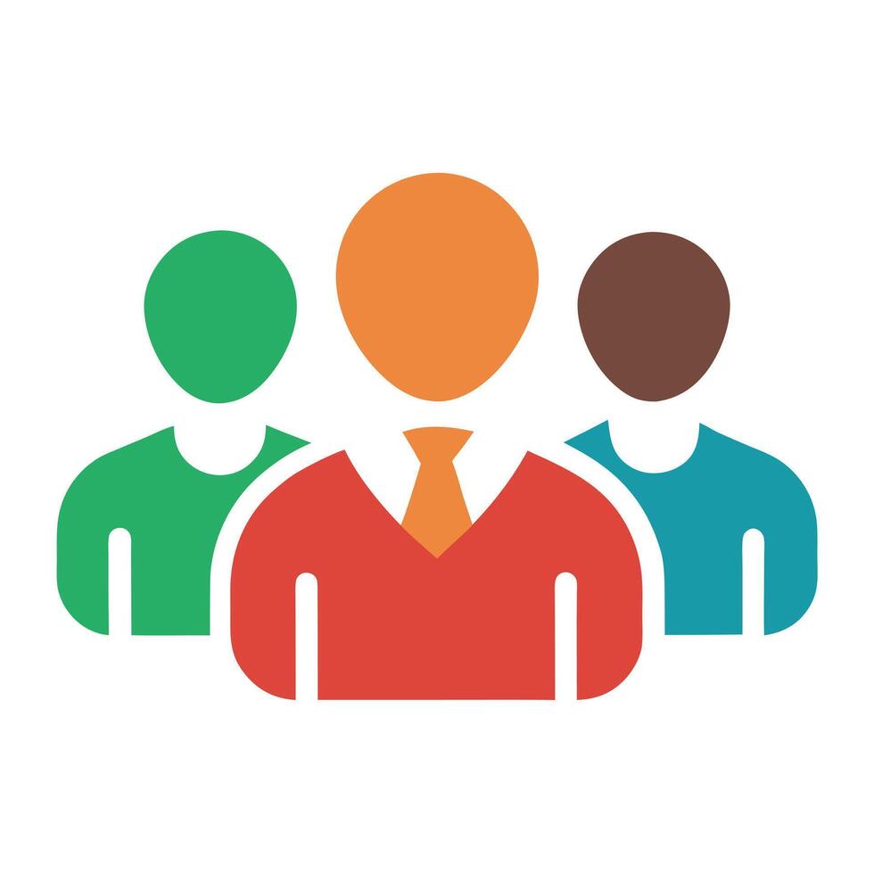 Teamwork With Diversity Illustration Concept vector