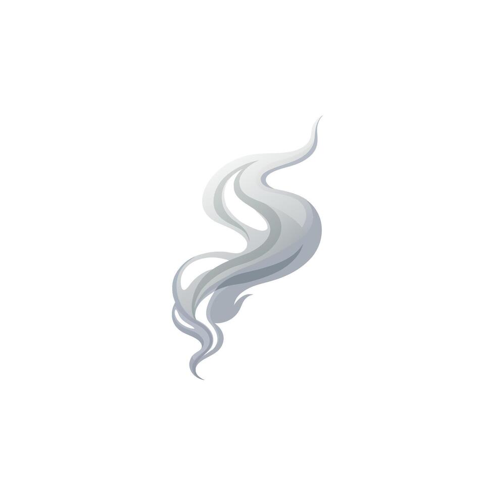 Elegant Smoke Lines Abstract Illustration vector