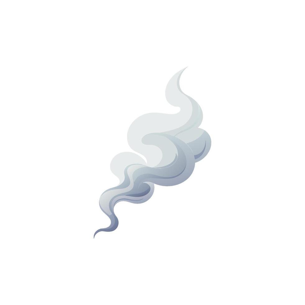 Soft Vapor and Smoke Waves Design vector