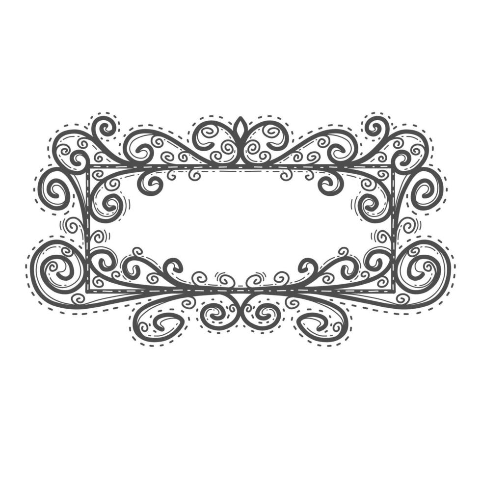Frame of flowers .Flower pattern . vector