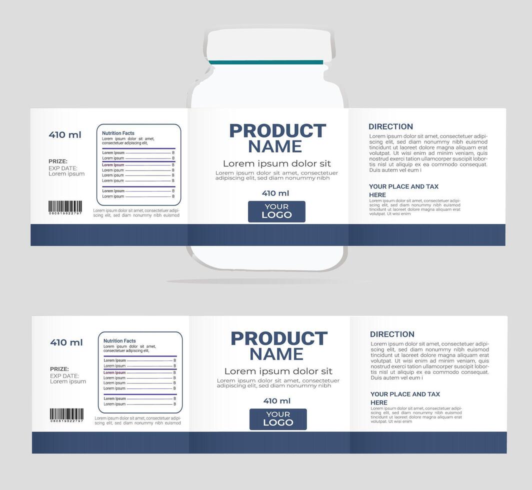 Bottle label, Package template design, Label design, mock up design label templat vector