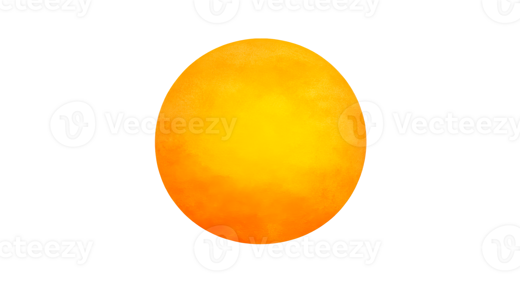 Orange egg shape with warm glow, smooth texture, cut out transparent png