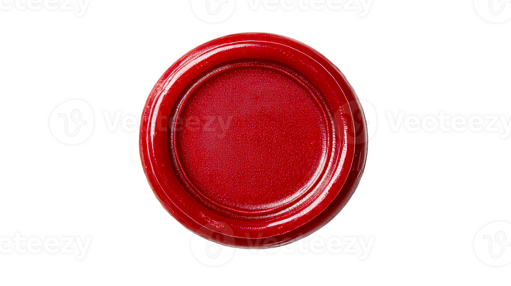 Red wax seal for crafting or official documents png