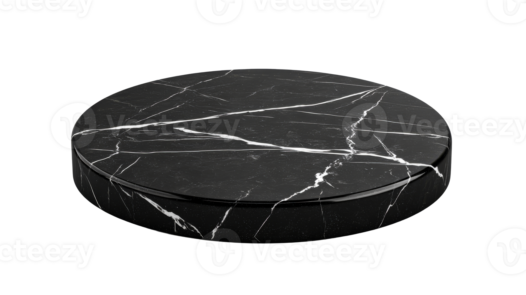 Marble Tabletop Platform Isolated for Product Display, cut out transparent png