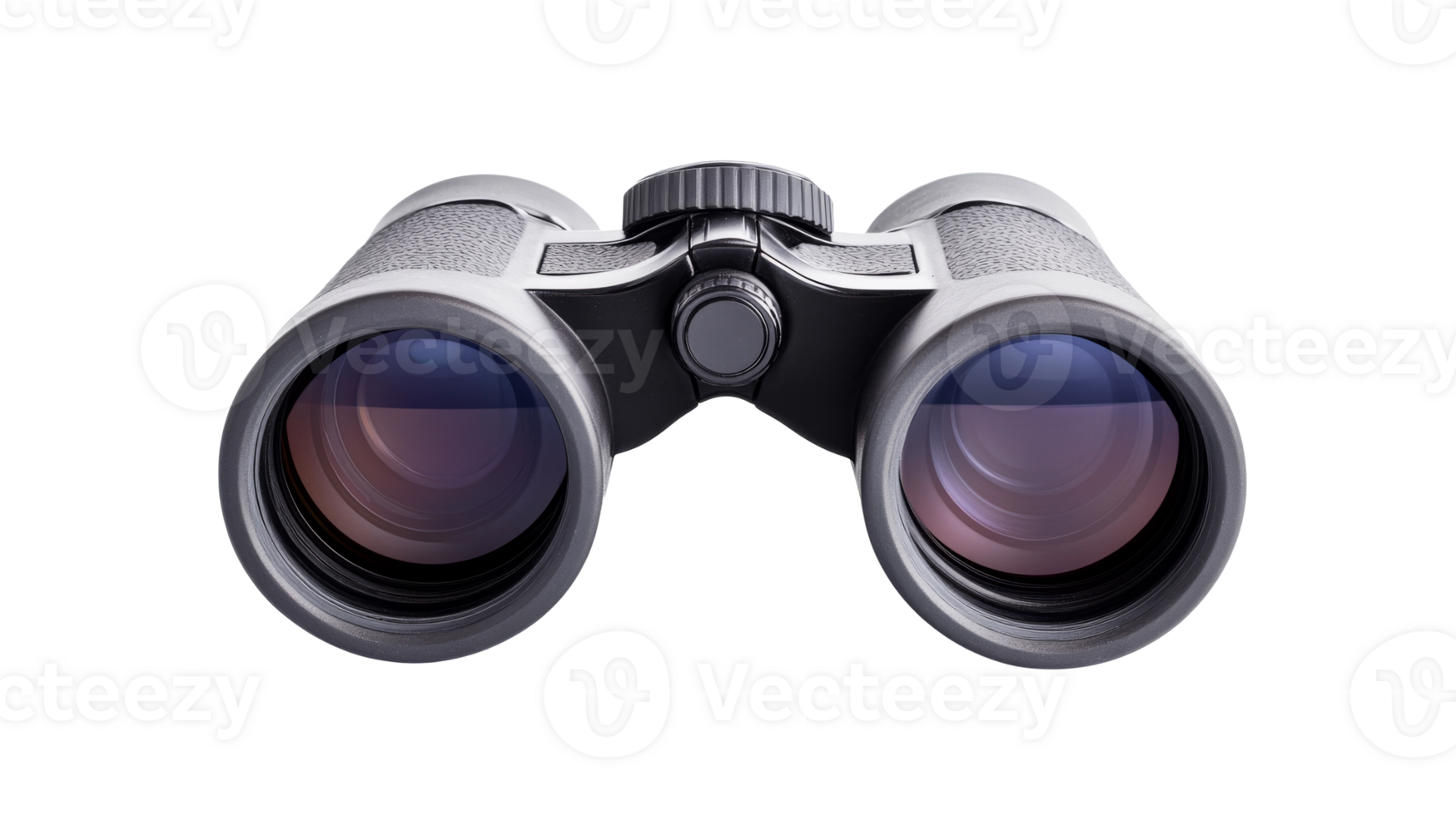 Optical binoculars device for observation, cut out transparent png