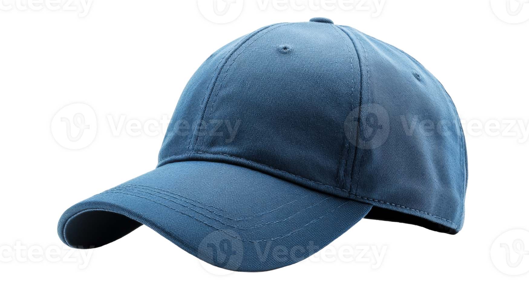 Blue Cap Isolated Against Black Backdrop, Cut Out Transparent png