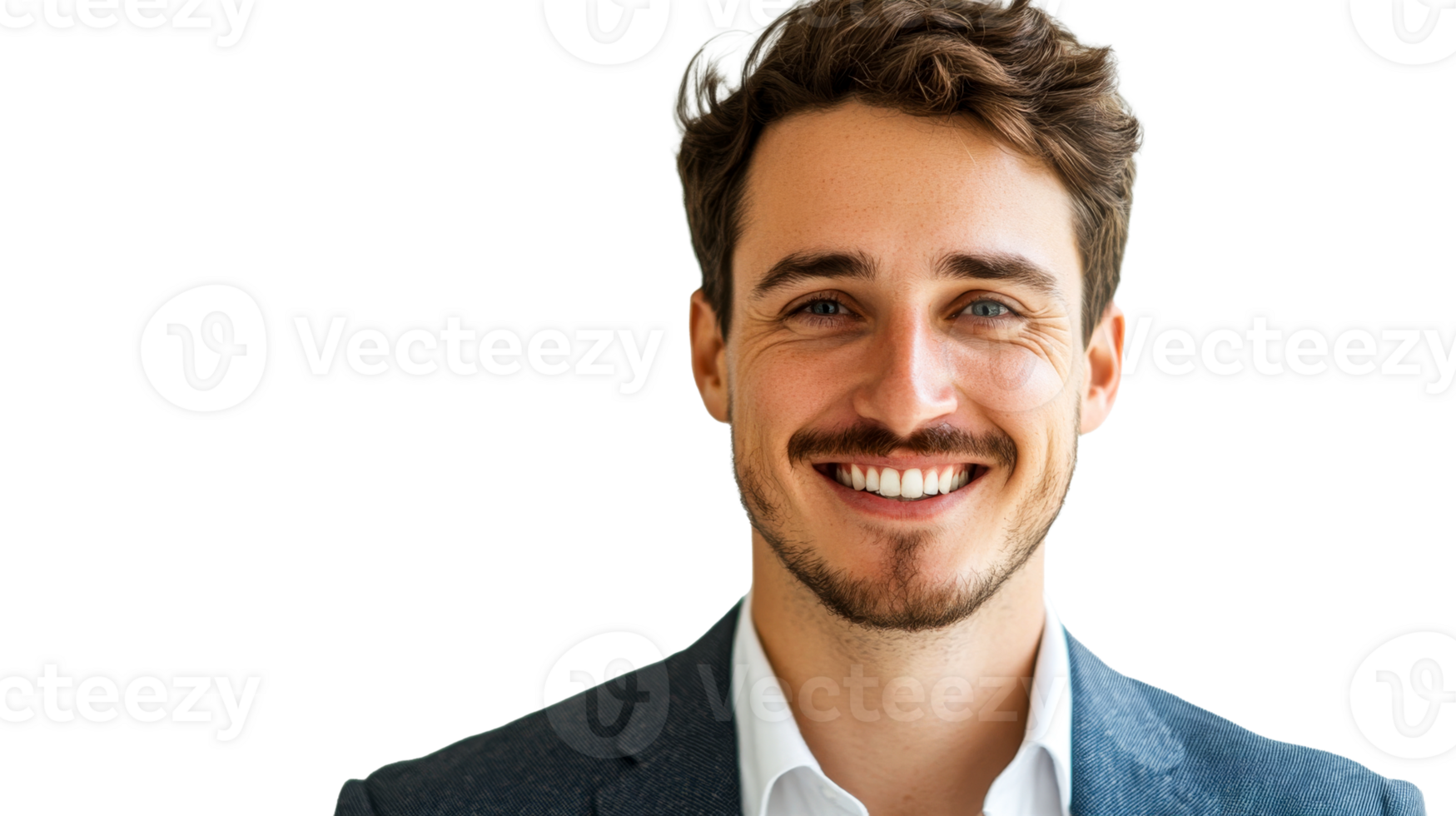 Smiling Young Man in Suit Portrait, Confidence, Transparent png