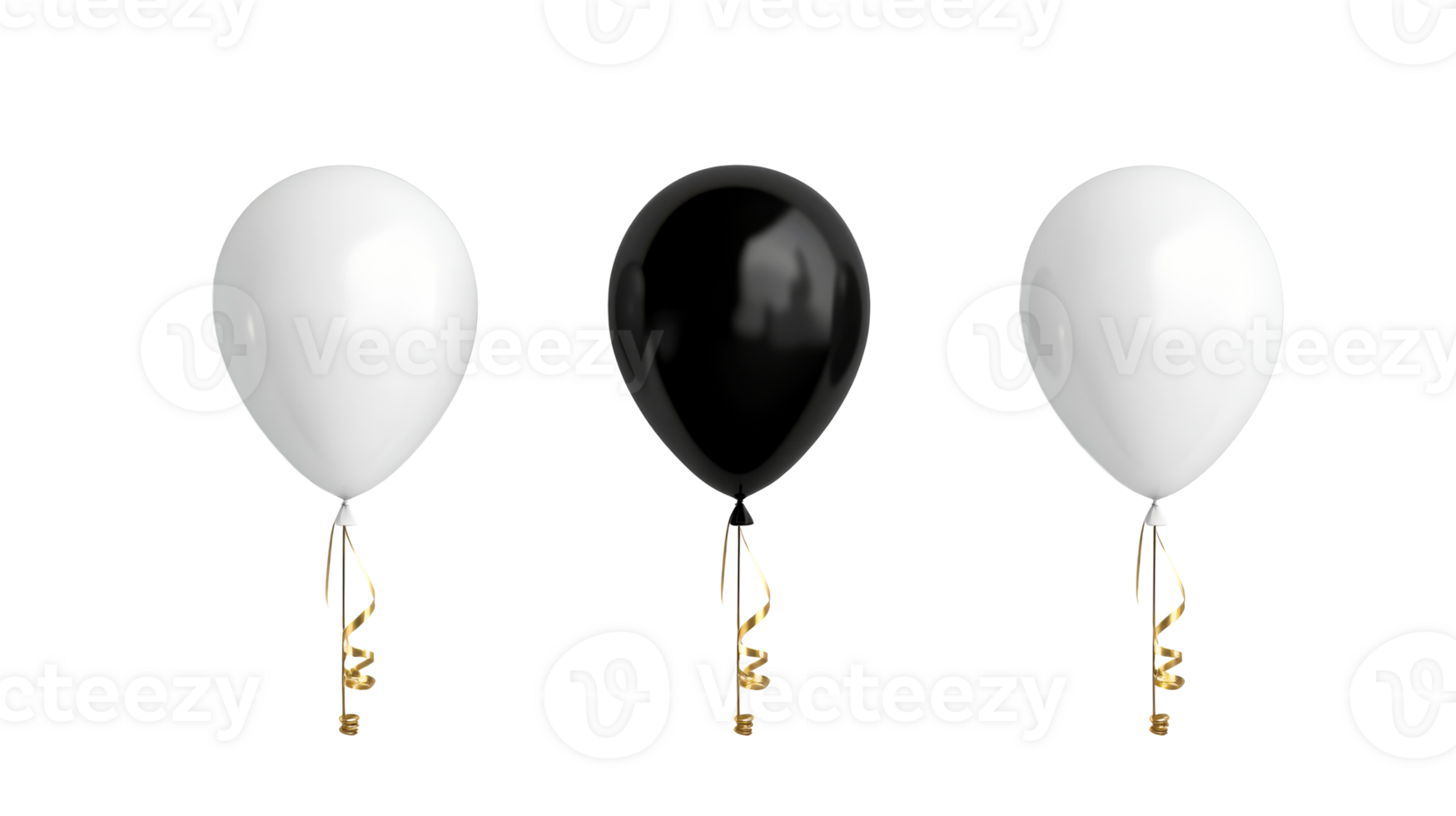 Balloons floating elegance, celebration, joy, cheerful and festive, cut out transparent png