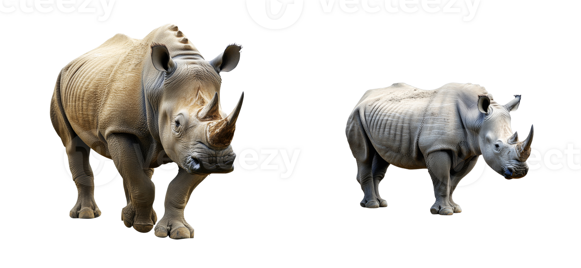 Rhinoceros wildlife animals, cut out transparent png