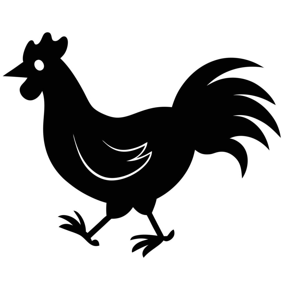 Traditional Rooster Clipart for Vintage and Country Themes. vector