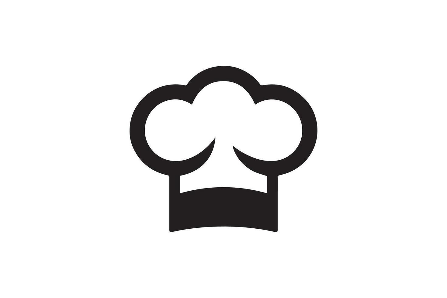 Chef hat icon, logo, symbol, illustration vector