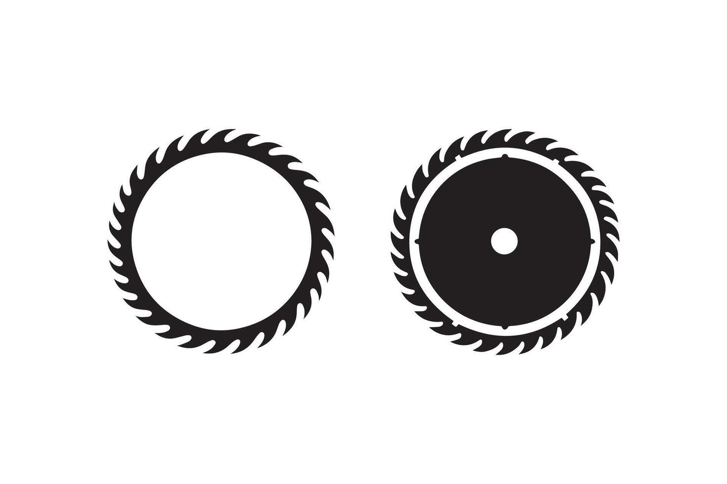 Saw blade circular icon illustration vector