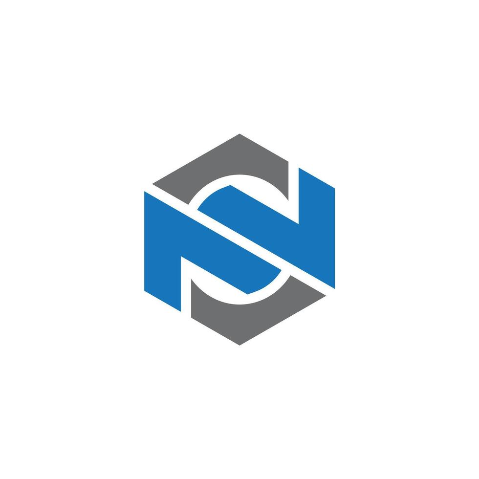 N Letter Logo Design Illustration. N elegant and Professional icon design vector