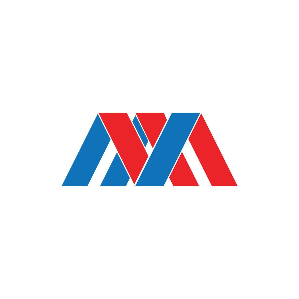 MM Letter monogram Initial Logo Design Template Illustration. MM elegant and Professional icon design vector