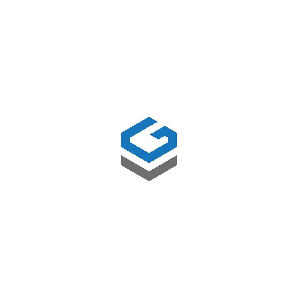 VG Letter monogram Initial Logo Design Template Illustration. VG elegant and Professional icon design vector