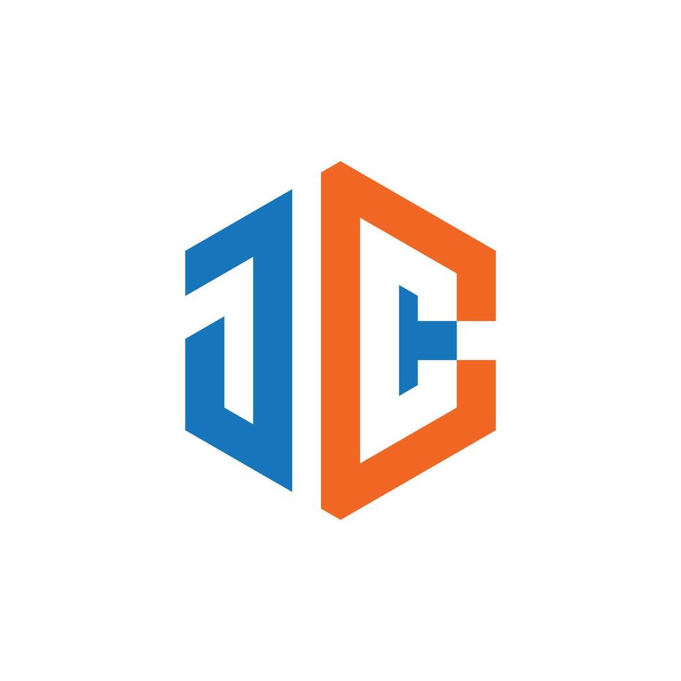 JCC Letter monogram Initial Logo Design Template Illustration. JCC elegant and Professional icon design vector