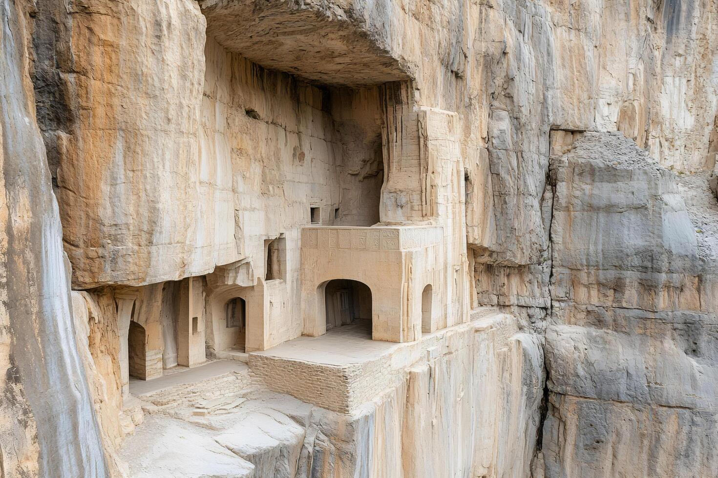 Exploring the ancient rock-cut tombs photo