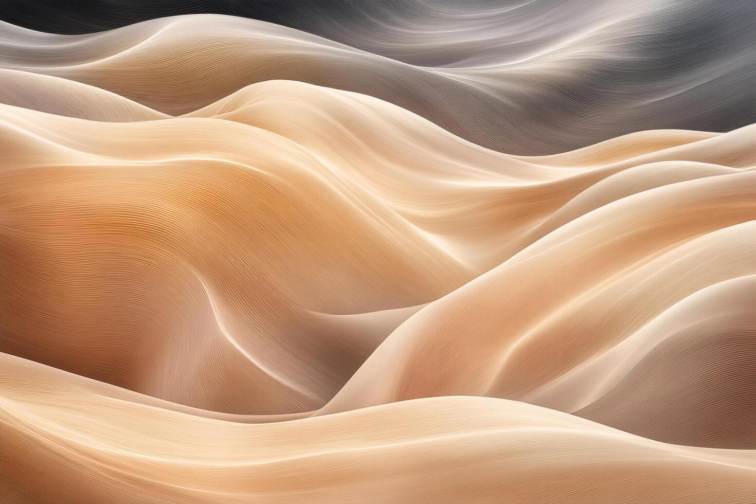 Abstract flowing lines creating a beautiful wave pattern photo