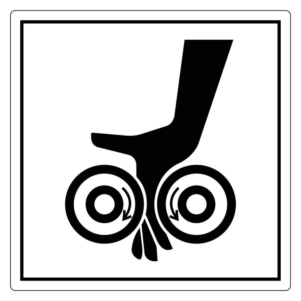 Hand Holding Two Circular Objects with Arrows Indicating Movement Direction vector