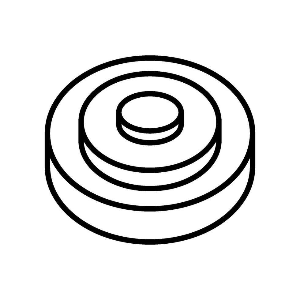 Land Mine icon design templates vector