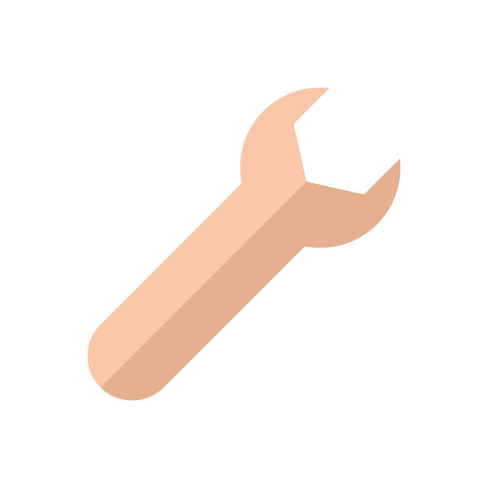 Wrench design icon simple and modern vector