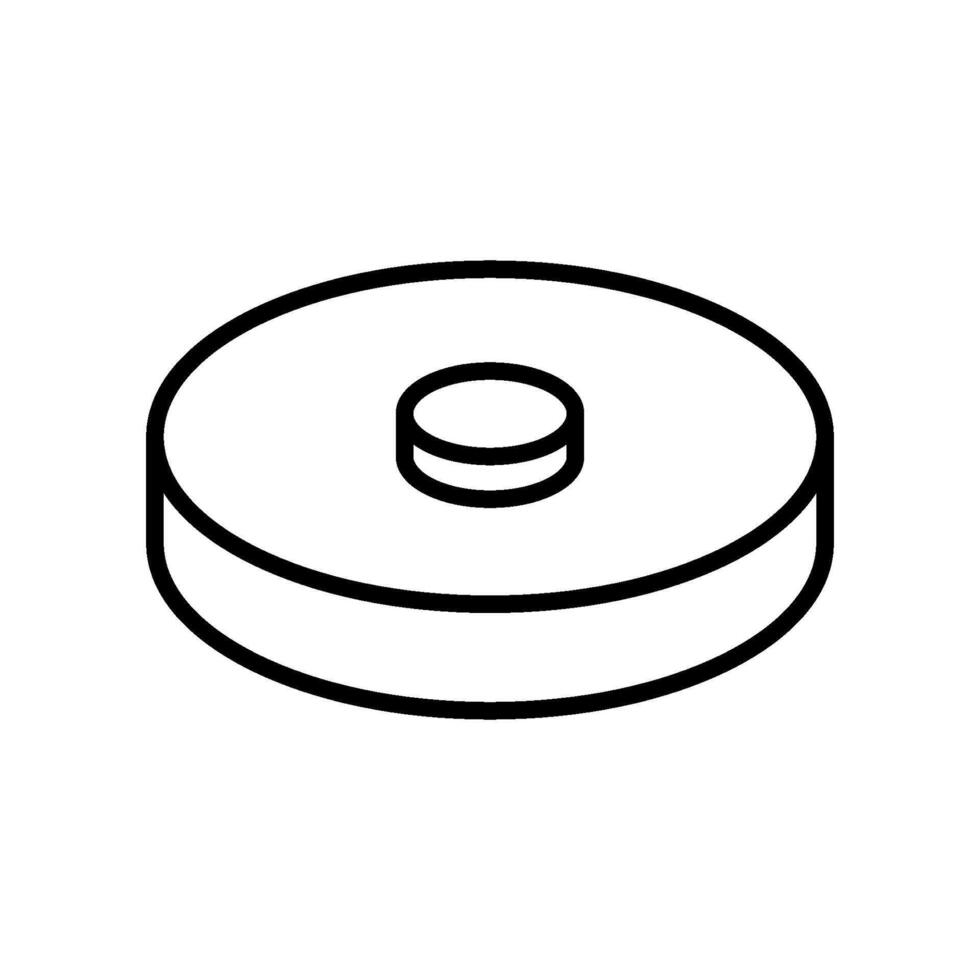 Land Mine design icon simple vector