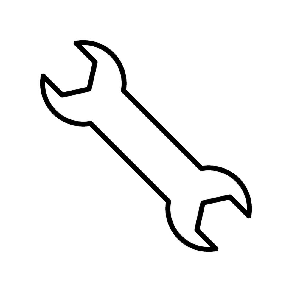 Wrench design icon simple and modern concept vector