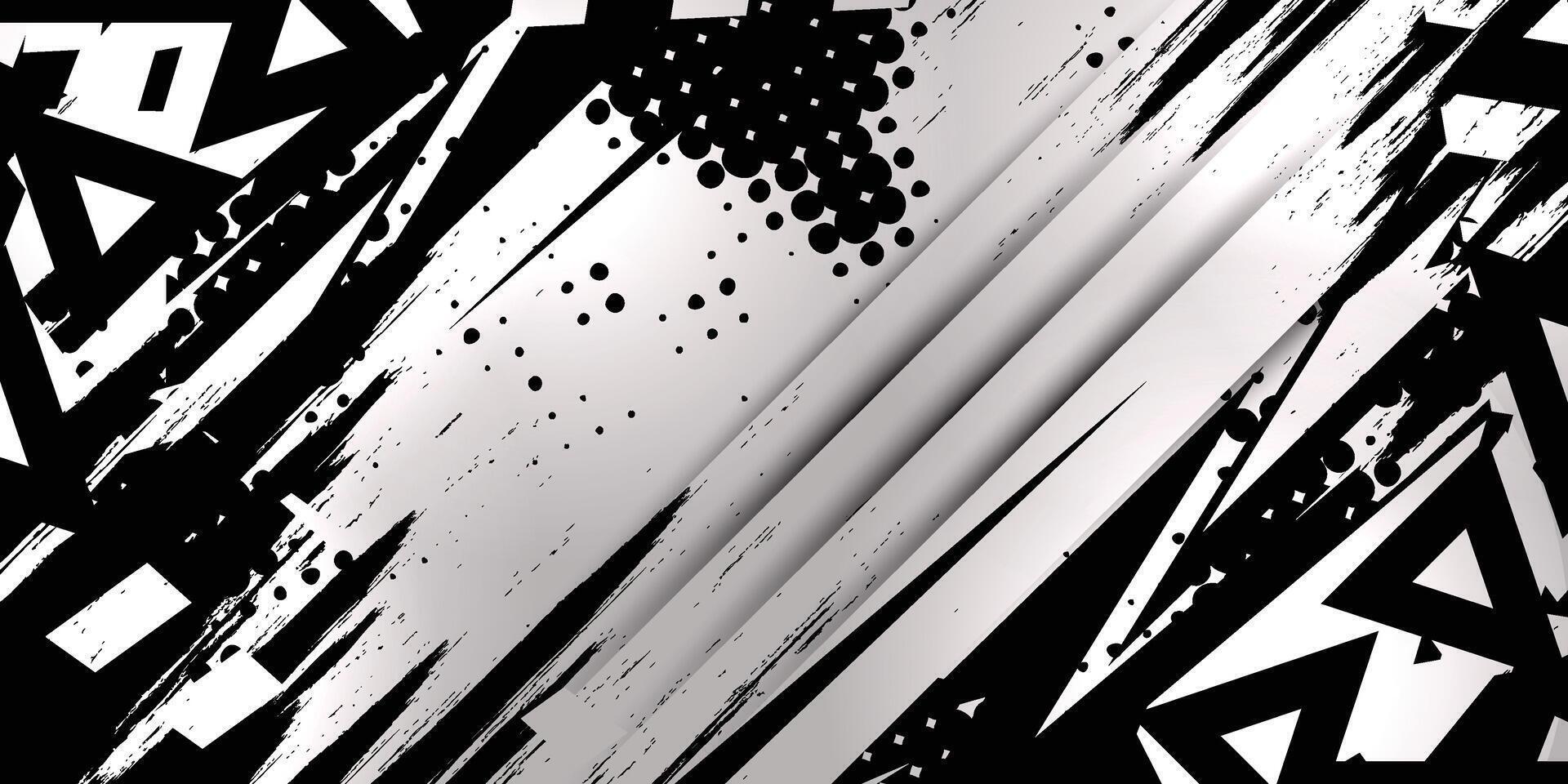 Dark gray abstract grunge background vector