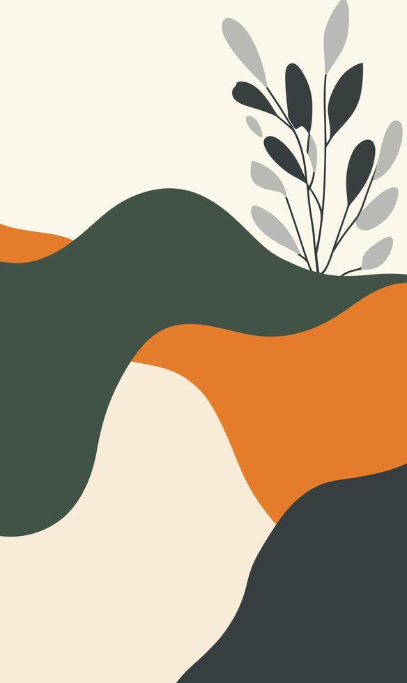 A poster with a tree and a wave vector