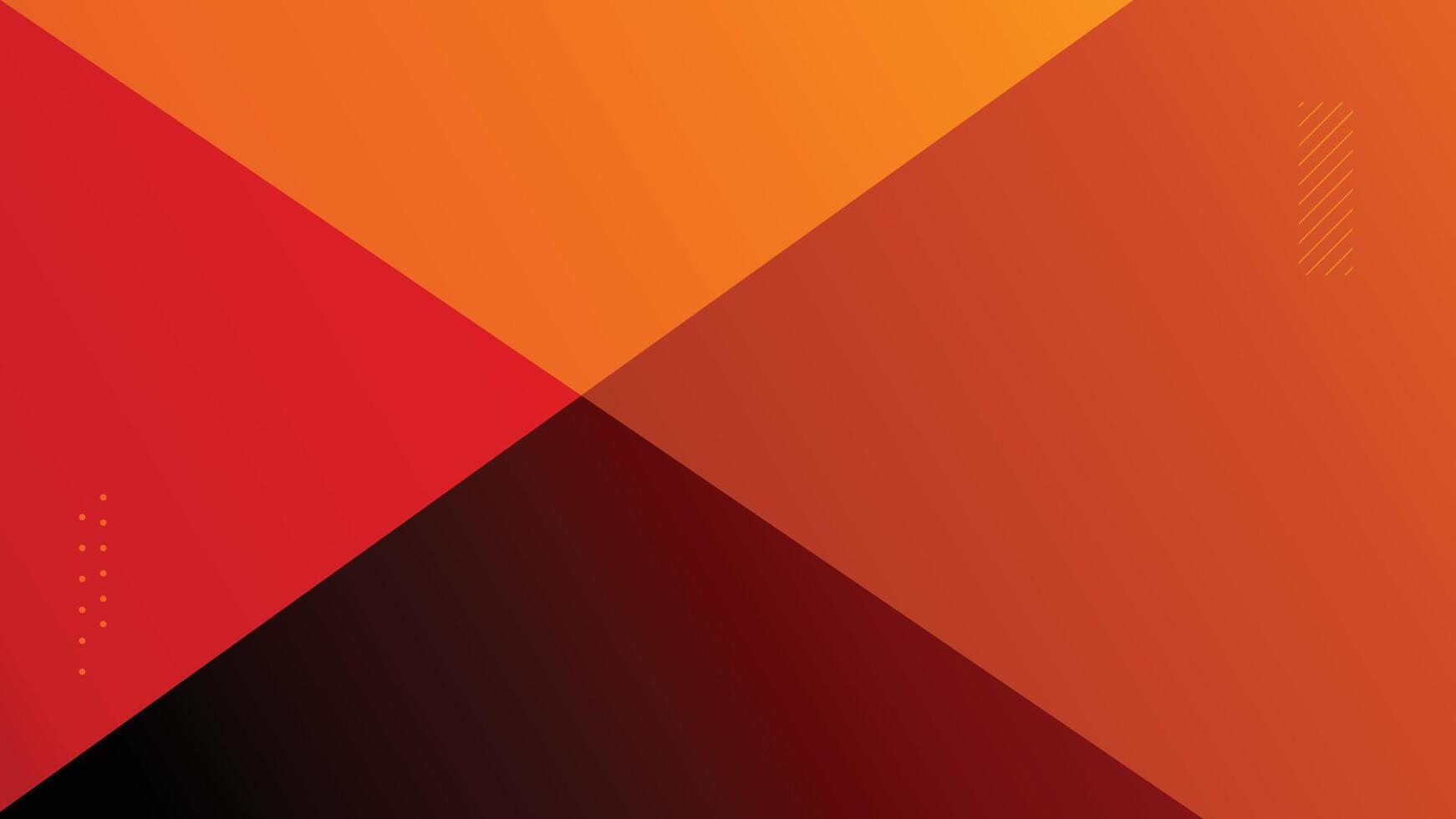 Bold abstract background with layered red and orange shapes ideal for modern design applications vector
