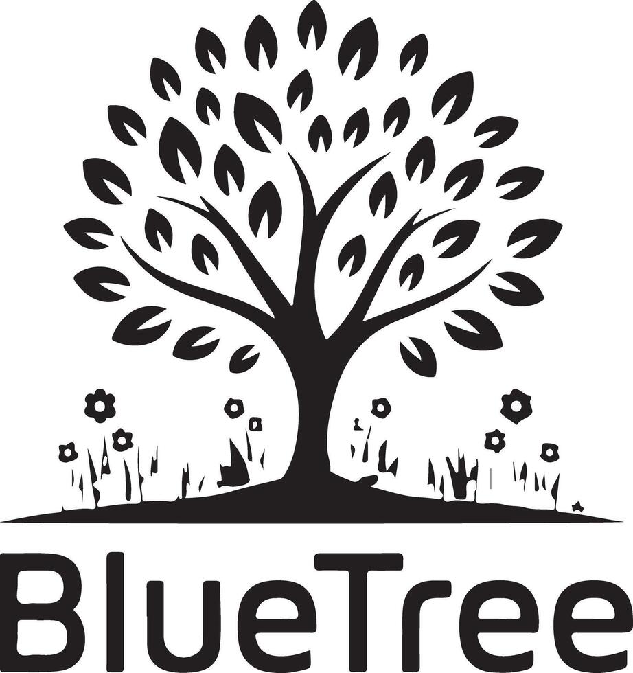 a logo design for tree Services vector