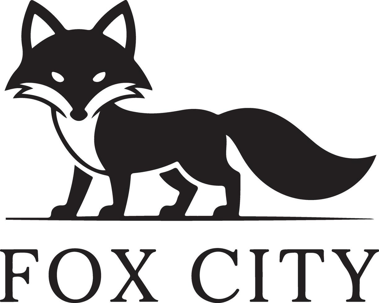 Create a logo with fox vector