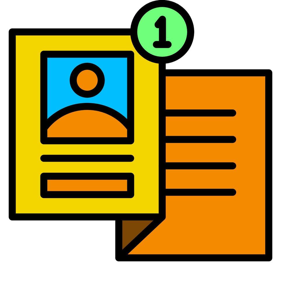 illustration of ballot paper vector