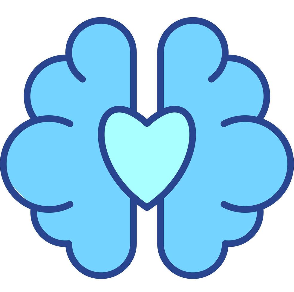 Mental health care icon vector