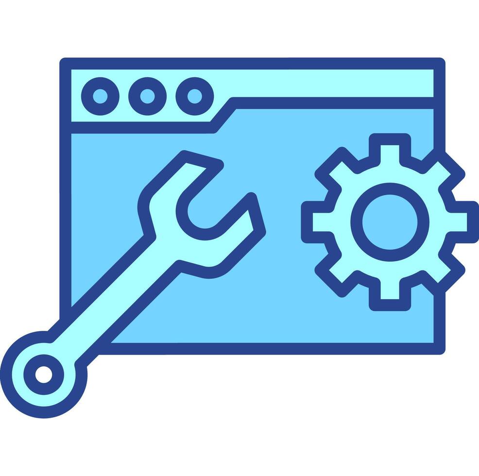 maintenance optimization icon vector