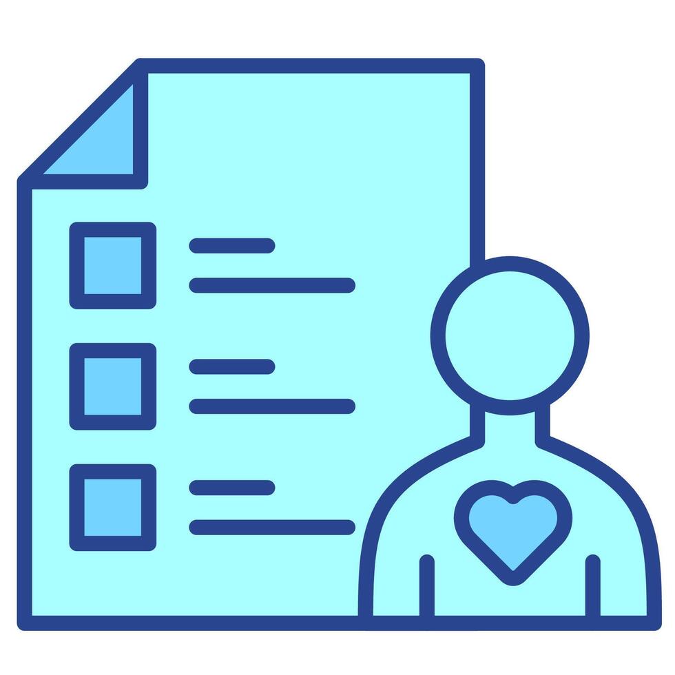 Prognosis disease icon vector